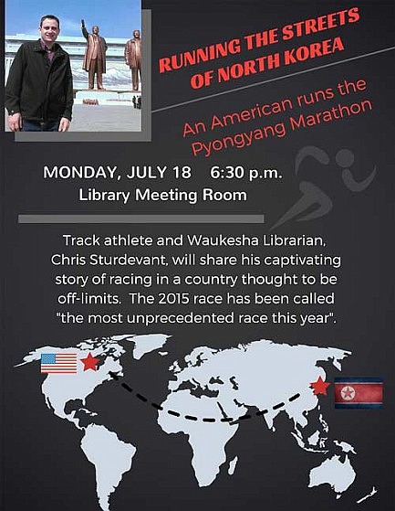 Sturdevant to share marathon  experience at the library July 18