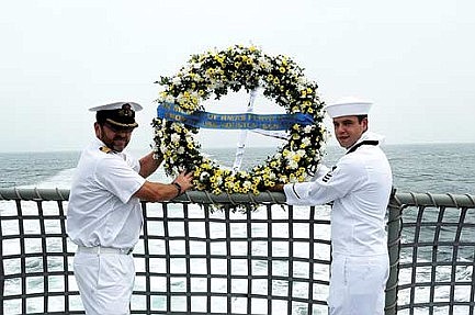 Rhinelander seaman chosen to place wreath at Sunda Strait sea grave