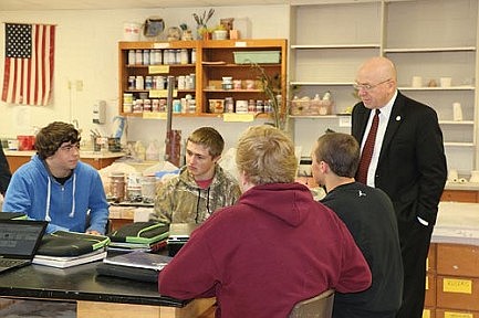 President of UW System tours RHS Cross:&#8200;'It's an impressive school'