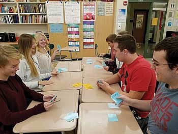 Three Lakes students learn spanish