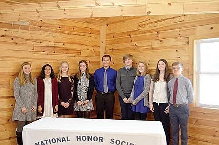 RHS students inducted as members  of National Honor Society