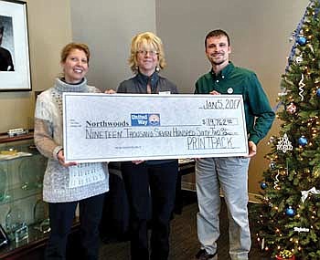 Northwoods United Way receives  large donation from Printpack