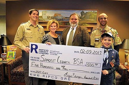 Ripco donates to boy scouts