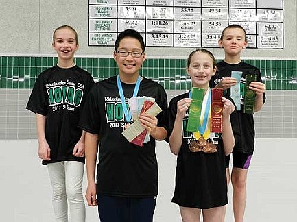 Four Hodags compete at youth swim state championships