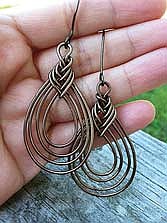 Celtic earrings subject of  monthly Crafternoon meeting