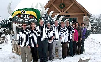 The Hodag hosts the Green and Gold