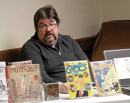 Encouraging passion: Garyn Roberts'  love of comics is to be admired