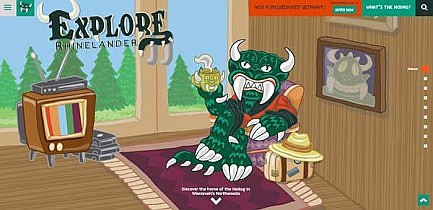 Home of the Hodag: Famous mascot  is the face of new tourism website