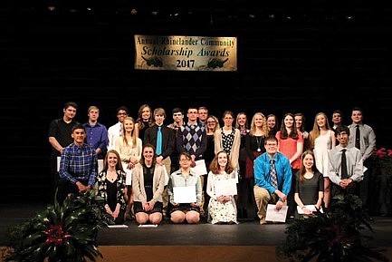 Rhinelander High School seniors receive scholarships totaling $329,270