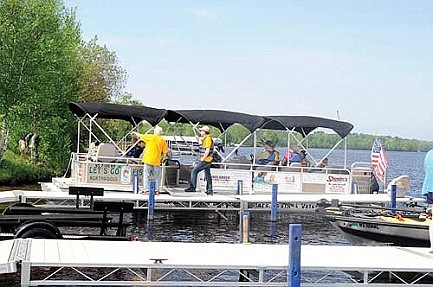 Families enjoy a free fishing weekend