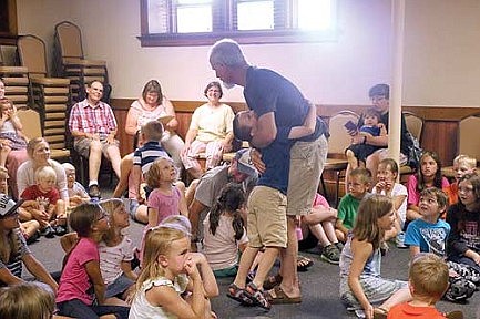 Hugs at the library