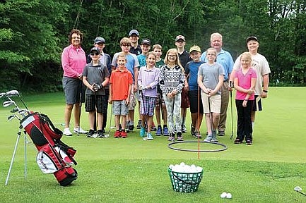 Photo: Golfers go to camp