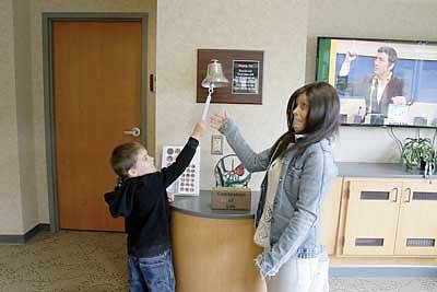 Ringing the bell!