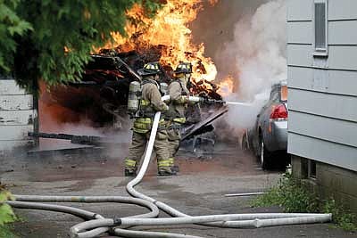Balsam Street garage fire