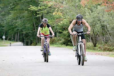 Triathletes go WILD despite chilly weather