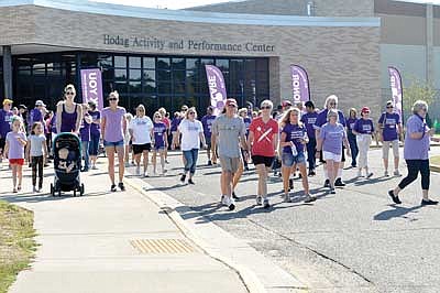 Alzheimer's walk draws a crowd