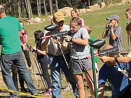 Nordic ski team does biathlon at CAVOC