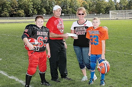 Photos: Youth football donations