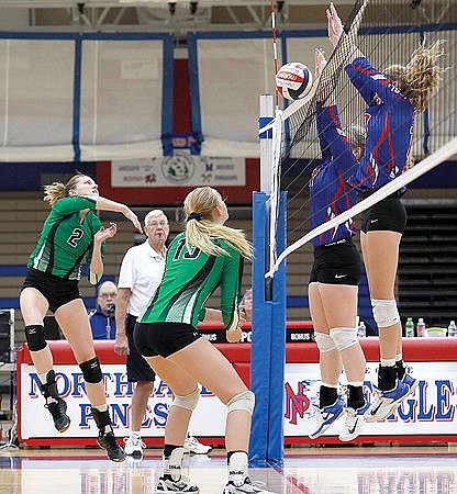 Hodag spikers swept by Pines in playoff opener