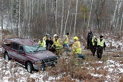 Woodboro rollover accident