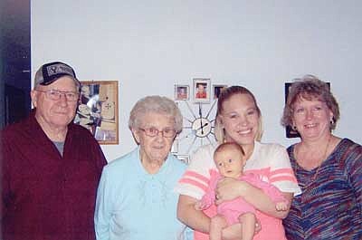 five generations of the  Walentowski family