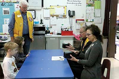Lions donate SPOT vision screener to school district 