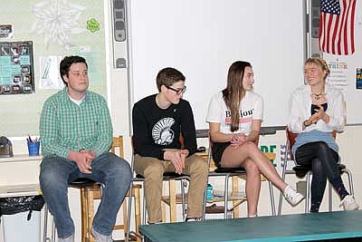 Seniors share words of wisdom with JWMS students