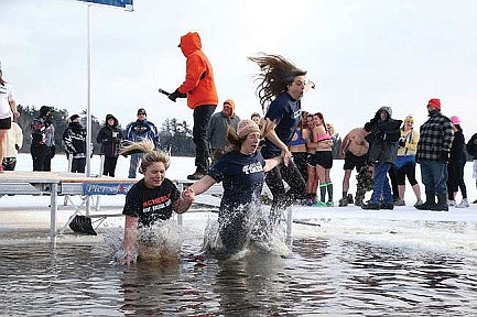 Polar Bear Plunge in Three Lakes  Jan. 6 to benefit Angel on My Shoulder