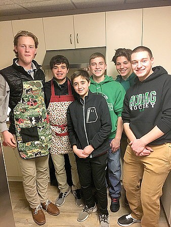Photo: Hodags cook for Frederick Place 