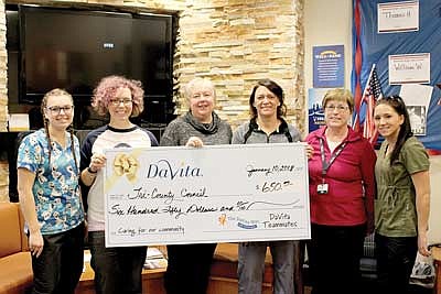 DaVita donates to Tri-County&#8200;Council