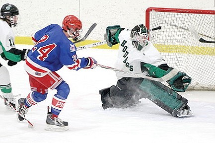 Pines powers past Hodag hockey 10-1 