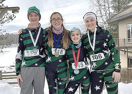 Rhinelander middle schoolers podium at Hinder Binder ski race
