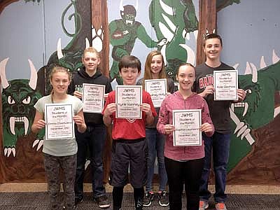JWMS&#8200;Students of the Month