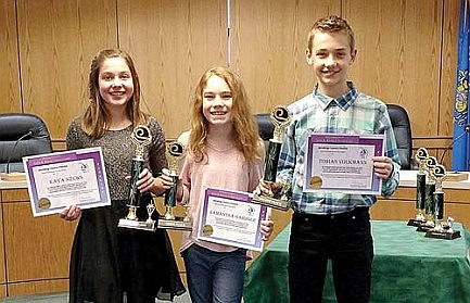 Land and Water Conservation Speaking and Poster Contest winners move on to state