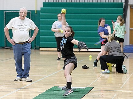 RHS softball team begins practice