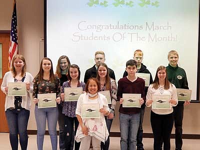 March students of the Month