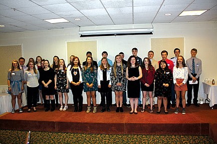 Young leaders honored at 2018 Teen Character Awards Banquet