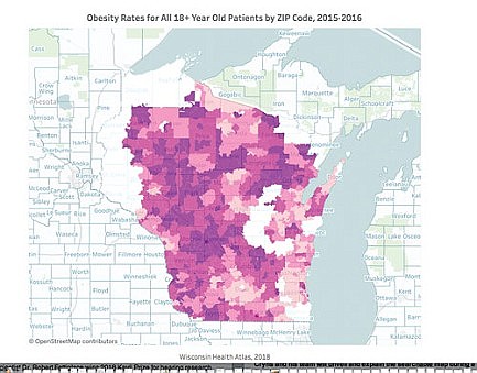 Wisconsin's obesity map: The ZIP codes weigh in