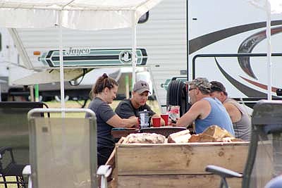Early birds settling in at Hodag Country Festival