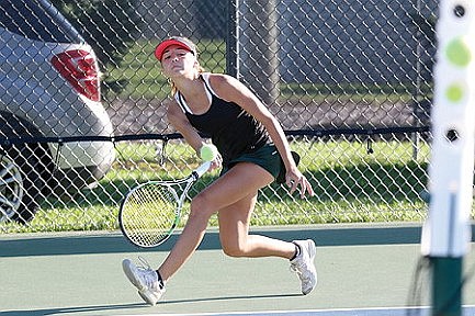 Robins edge Hodags 4-3 in GNC girls' tennis showdown