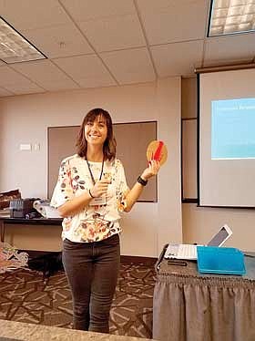 Rhinelander teachers and counselor present at meeting of art educators