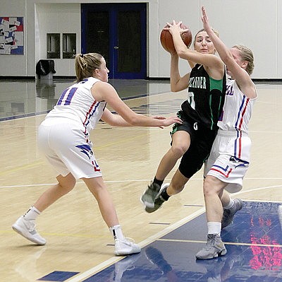 Van Zile's 40 points not enough vs. Merrill in girls' hoops opener