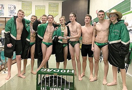 Hodag swimmers win home relay meet