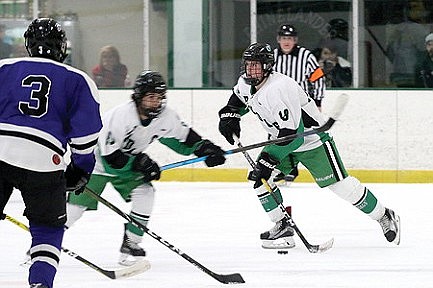 Wojtusik records hat trick, Hodags down Mosinee 6-3