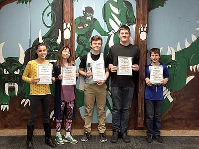 JWMS Students of the Month