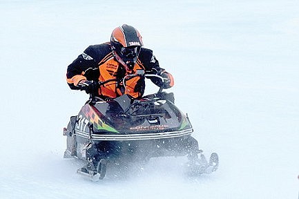 Photos: Local riders compete in  Vintage Snowmobile Derby