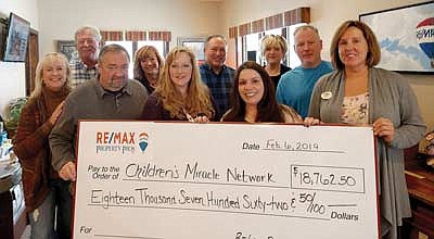 RE/MAX Property Pros makes a difference as 'Miracle Office' for local CMN Hospital  