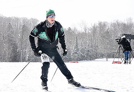 Hodag skiers at Lakeland Loppet