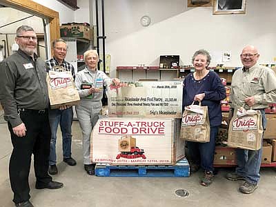 Trig's Stuff-A-Truck food drive wraps up