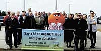 Ascension St. Mary's pauses to give life as part of statewide observance honoring organ, tissue and eye donors and their families